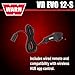 WARN VR EVO 12-S Electric 12V Winch – 12,000 lb Pull Capacity, Synthetic Rope, IP68 Waterproof, High-Performance Off-Road Recovery Winch for Trucks, Jeeps, and SUVs