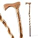 Brazos Walking Cane for Men and Women Handcrafted of Lightweight Wood and made in the USA, Hickory, 37 Inches