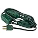 9ft Green Indoor Extension Power Cord with 9-Outlets and Foot Switch