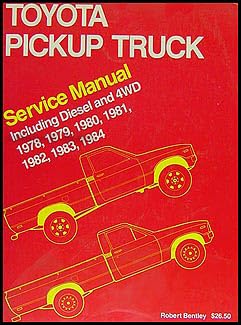 Toyota Pickup Truck Service Manual: Bentley Publishers: 9780837602523 ...