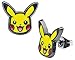 Pokemon Pikachu Head Stainless Steel Stud Earrings