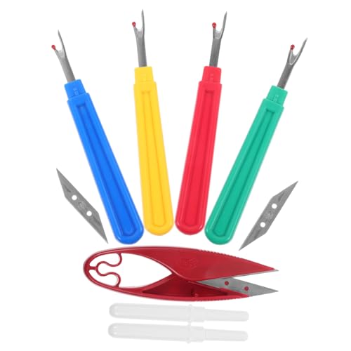 IWOWHERO 1Set Seam Ripper Durable Stitch Ripper Tools for Cross Stitch Sewing Projects Easy Grip Needle Puller Portable and Compact Design