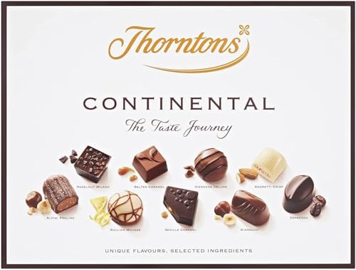 Thorntons Continental Chocolate Collection 131G, Luxury Assorted Chocolates