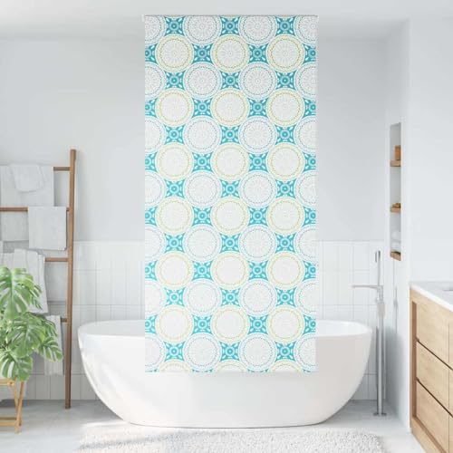 Gecheer Shower Roller Blind - Privacy & Space-Saving Design, PEVA Material, 240x110 cm, Bathroom Decor Model4014881