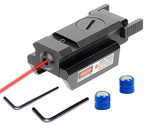 Huntiger 20 mm Compact Rail Tactique Picatinny Weaver Colline Pistolet Red Dot la Structure visée Laser des Armes