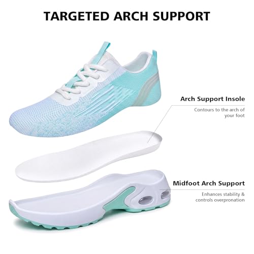 Image of Padgene Womens Sneakers Lightweight Tennis Walking Shoes Sports Running Shoes for Woman Mesh Breathable Gym Fashion Sneakers Athletic Comfortable Casual