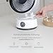 MEACO MeacoFan Sefte® 8 Ventilator mit austauschbarem, wiederaufladbarem Akku - Tragbar, Umweltfreundlich, leiser Betrieb, 17 Stunden Laufzeit, Fernbedienung, Nachtmodus - 2,3kg