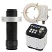 3 in 1 AV USB VGA Industrial Electronic Digital Microscope Camera & 120X C-Mount Lens Whit 56-LED Adjustable Ring Light for PCB Soldering Repair