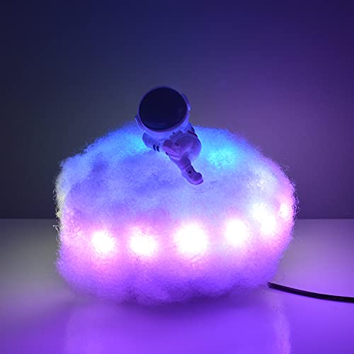 Veilleuse astronaute, couleurs RVB, lampe de chevet pour enfants, adultes, amoureux de la famille, anniversaire, Noël Cover