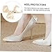 Healifty 2pairs High Heel Tip Protectors Stylish Shoe Cover Caps for Worn Heels Design for Enhanced Aesthetics and for Dress Shoes