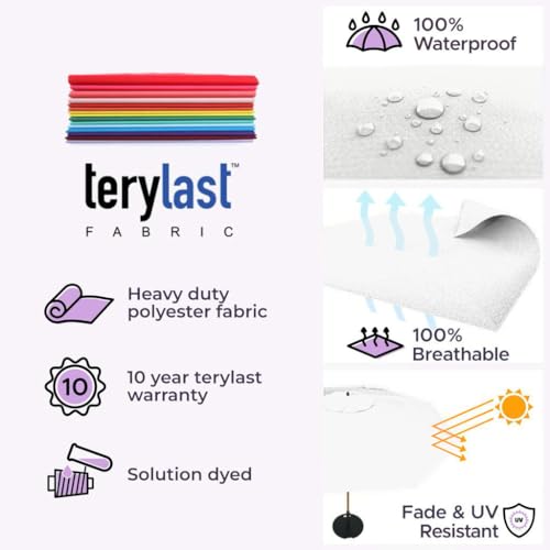 Midtown-Umbrellas-Swilt-8-Feet-Outdoor-Umbrella-With-Ivory-White-Polyester-Fabric-Umbrella-Outdoor-Patio-Cover-Auto-Tilt-Aluminum-Frame-Patio-Umbrella-Pool-Umbrella-Deck-Umbrella-Black-Pole Midtown Umbrellas Swilt 8 Feet Outdoor Umbrella With Ivory White Polyester Fabric Umbrella Outdoor Patio Cover Auto Tilt Aluminum Frame Patio Umbrella Pool Umbrella Deck Umbrella Black Pole