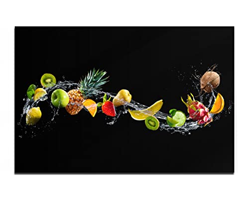 Cryptonite Acrylic Glass Modern Wall Art, Tropical Fruits - Fruits Series - Interior Design - Acrylic Wall Art - Picture Photo Printing Artwork - Multiple Size Options (Wide 30"X 20" Height) #TOP3