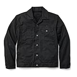 Avant : fermeture à boutons ZM ATTIRE Veste en coton noir R1p Wheeler pour homme, Coton - Noir, XXL