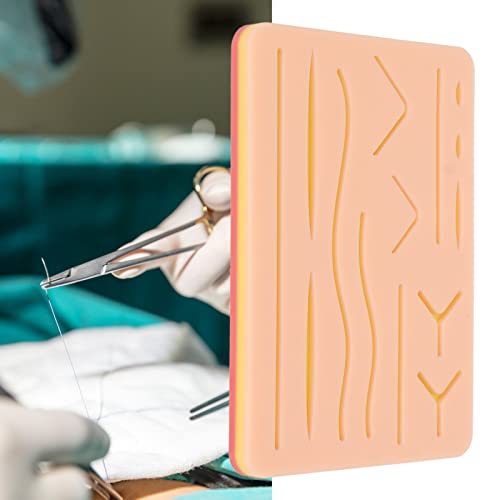 Medizinisches Trainings-Hautmodell, Naht-Übungspad, Wiederverwendbares Silikon, Medizinisches Trainings-Hautmodell, Leichtes, Tragbares Simulations-Silikon-Naht-Übungspad für