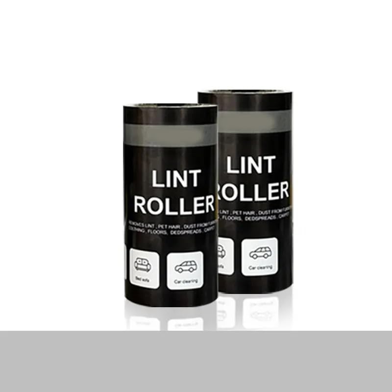 Image of TAGPR pet lint Remover Roller lint Remover Roller for Clothes Lint Rollers Brush Sticky Cleaner Tear Sheets Travel Pet Hair 10cm Sheet Set of 3 Rolls, 60 Sheet Each roll (3 Rolls | Black)