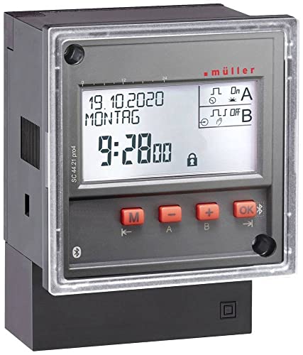 Müller SC 44.21 pro4 230V 50-60Hz Hutschienen-Zeitschaltuhr digital 230 V 4000 W