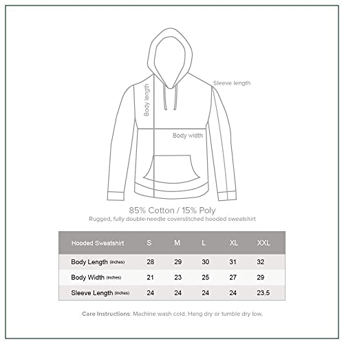 Ivysport Cornell University Hooded Sweatshirt, Classic, Grey, Xx-Large #TOP2