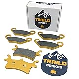 Traild Polaris Sportsman 400/450/500/600/700/800 Ceramic Brake Pad Set Front & Rear 2002, 2003, 2004, 2005, 2006, 2007, 2008, 2009