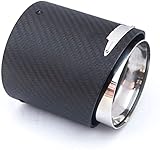 Für Mini R56 für Cooper S Auto Kohlefaser Edelstahl Auspuff Endrohr Abdeckung Auto Dekoration.