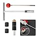 Hot Melt Water Stopper Pin Kit for PPR Pipe Repair, Stainless Steel Leak Fix Tool Compatible with 1 Inch 1/2 Inch 3/4 Inch Pipes, Bathtub Plumbing Repair Solution(1 inch)