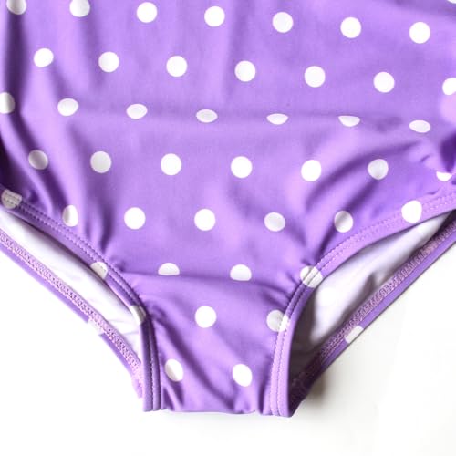 Image of Polka Dot Girls Kids Bathing Suits Adjustable Swimsuits (FBA)