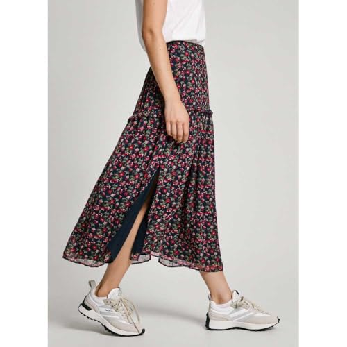 Pepe Jeans Para Mujer. PL901157 Falda Odelia Marino (L), Casual, PoliéSter - 6