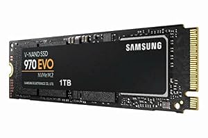 Samsung MZ-V7E1T0BW 970 EVO 1 TB NVMe M.2 Interne SSD Schwarz