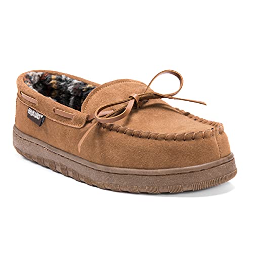 MUK LUKS Men's Paul Slipper, Multi Colors, Tan, 10 Wide by MUK LUKS - Used condition - CA$25.34