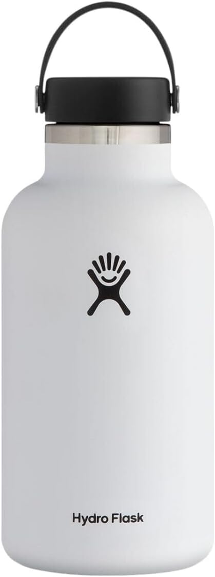 64 Oz Wide Flex Cap White