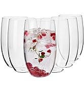 KROSNO Water Juice Drinking Glasses | Set of 6 Pieces | 17.2 oz | Blended Collection | Ideal for ...