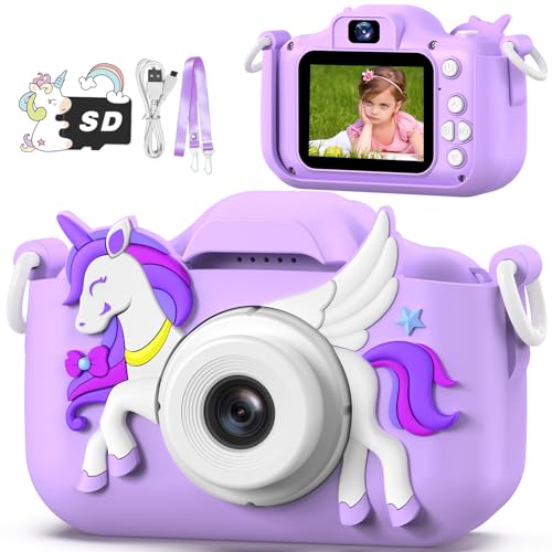 Image of Kids Camera Toy, masterbee Children Camera Toys for Kid Age 3-12, Christmas /Birthday Gifts for Girls, 1080P HD Video Kids Digital Camera, Gift for 3 4 5 6 7 8 9 10 11 12 Year Old Girl