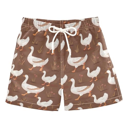 Pastoral Gooses Boys Swim Trunks Toddler Shorts Swimwear Boardshorts