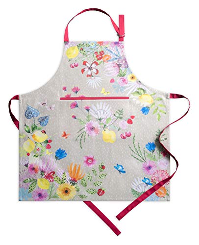 Maison d' Hermine 100% Cotton 1-Piece Kitchen Apron for women with Pocket Chef Apron and Mothers Day Gifts