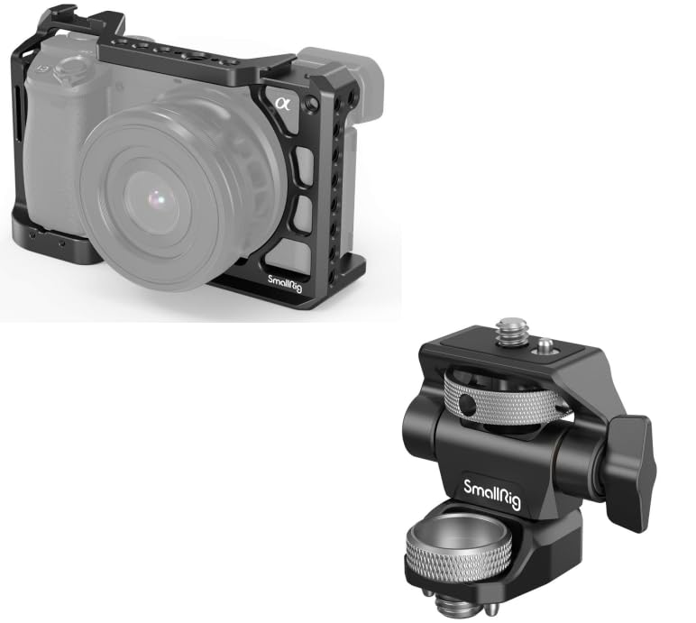 Amazon.com : SMALLRIG Camera A6400 A6100 Cage for Sony+ Adjustable