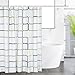 Produktbild OTraki OTaki Duschvorhang 180 x 200 cm Anti-Schimmel Wasserdichter Badevorhang Waschbar PEVA Shower Curtains mit mit Gewicht Magnet unten mit 12 Duschvorhangringen,Weiß