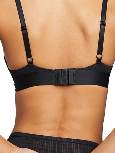 NEGATIVE Underwear – Cotton Triangle Bra – Comfortable Wireless Bras for Women – Perfect Low-Coverage Triangle Cut - Black4