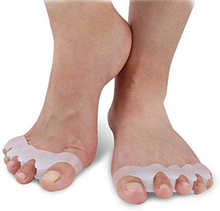 2 Pair Toe Separator,Maysky Toe Stretchers Toe Spacers for Men Women Alleviating Pain from Yoga and Sports Activities,Toe Bunion Relief Toe Straightener