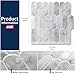 Art3dwallpanels Peel and Stick Backsplash Tile, 10 Sheets 12 x 12 Inch Stick on Backsplash for Kitchen, 3D PVC Self Adhesive Wall Tiles for Bathroom Laundry Room Back Splashes, Light Grey Marble