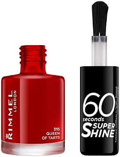 Rimmel 60 Seconds Super Shine Lakier Żelowy, 300 Glaston-Berry, 8 ml