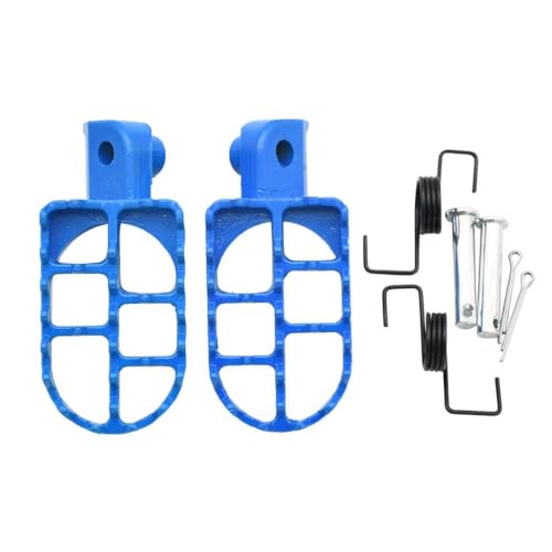 Pegs à pied de moteur en aluminium anodisé bleu pour moto CRF70 PW50