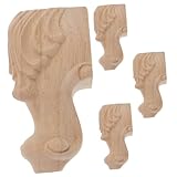 Pieds de table basse - ces pieds présentent des sculptures de style européen qui apportent une touche sophistiquée à n'importe quel meuble, améliorant ainsi son attrait esthétique général, pied sculpté en bois.