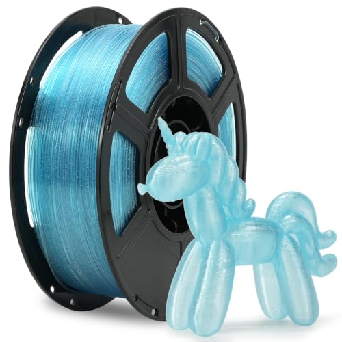 Flashforge PLA Crystal Rainbow 3D Printer Filament 1.75mm, 3D Printing Material, Spool-Dimensional Accuracy +/- 0.02mm F