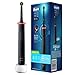 Oral-B Pro 3-3000 Spazzolino Elettrico 3 Modalità di spazzolamento, Elimina Batteri, Azione Sbiancante 1 Testina, Batteria Litio Idea Regalo, Nero