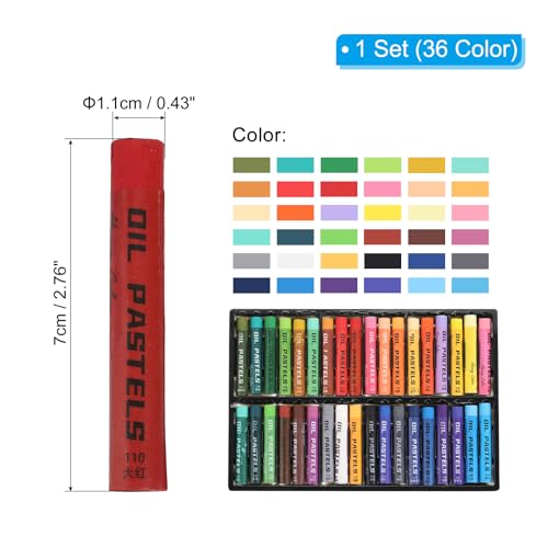 PATIKIL 36 Colors Oil Pastels - Image 2