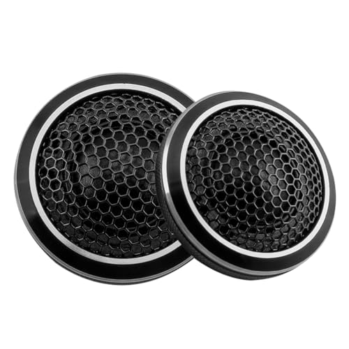 DriSentri Car Tweeter Speaker, 2pcs 120W Universal High Efficiency Dome Car Tweeter Stereo Speakers for Car Audio System
