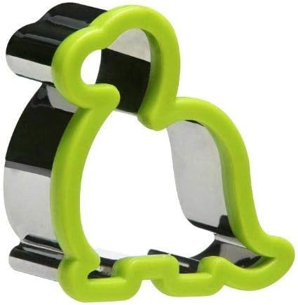 Cookie Sandwich Cutter Kitchen Gadgets Childrens Baking Set Shapes for Kids Cookies Pastry Dough Cake Biscuit Pancake Food Stainless Steel Mould Cutters Equipment Gifts (Dino)