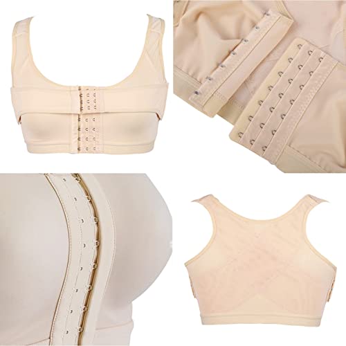 Front Breast Support Bra for Women Implant Stabilizer Post Surgery Compression Lingerie Surgical Augmentation Bralette