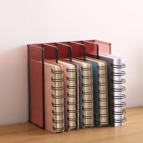 Rayon de Rangement Vertical pour Livres, Bureau et Chambre, Rouge – vue 7