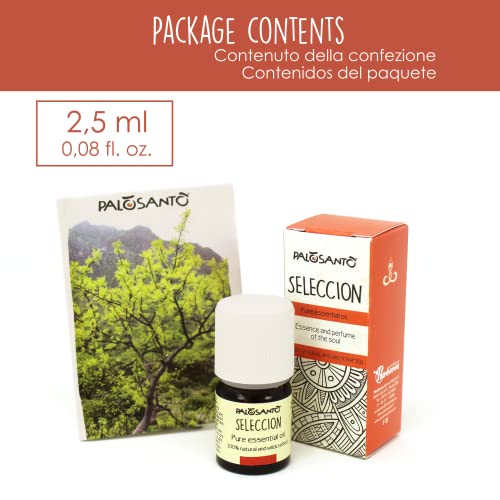 Aceite esencial de Palo Santo 2,5 ml puro y orgánico miniatura 2