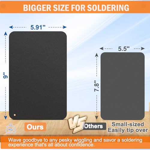 Drdefi Extra Magnetic Helping Hands Soldering Third Hand, Soldering Station with Alligator Clips PCB Circuit Board Holder Tool 4 Gooseneck Arms Non-Slip Base for Electronics Repair Jewelry Hobby